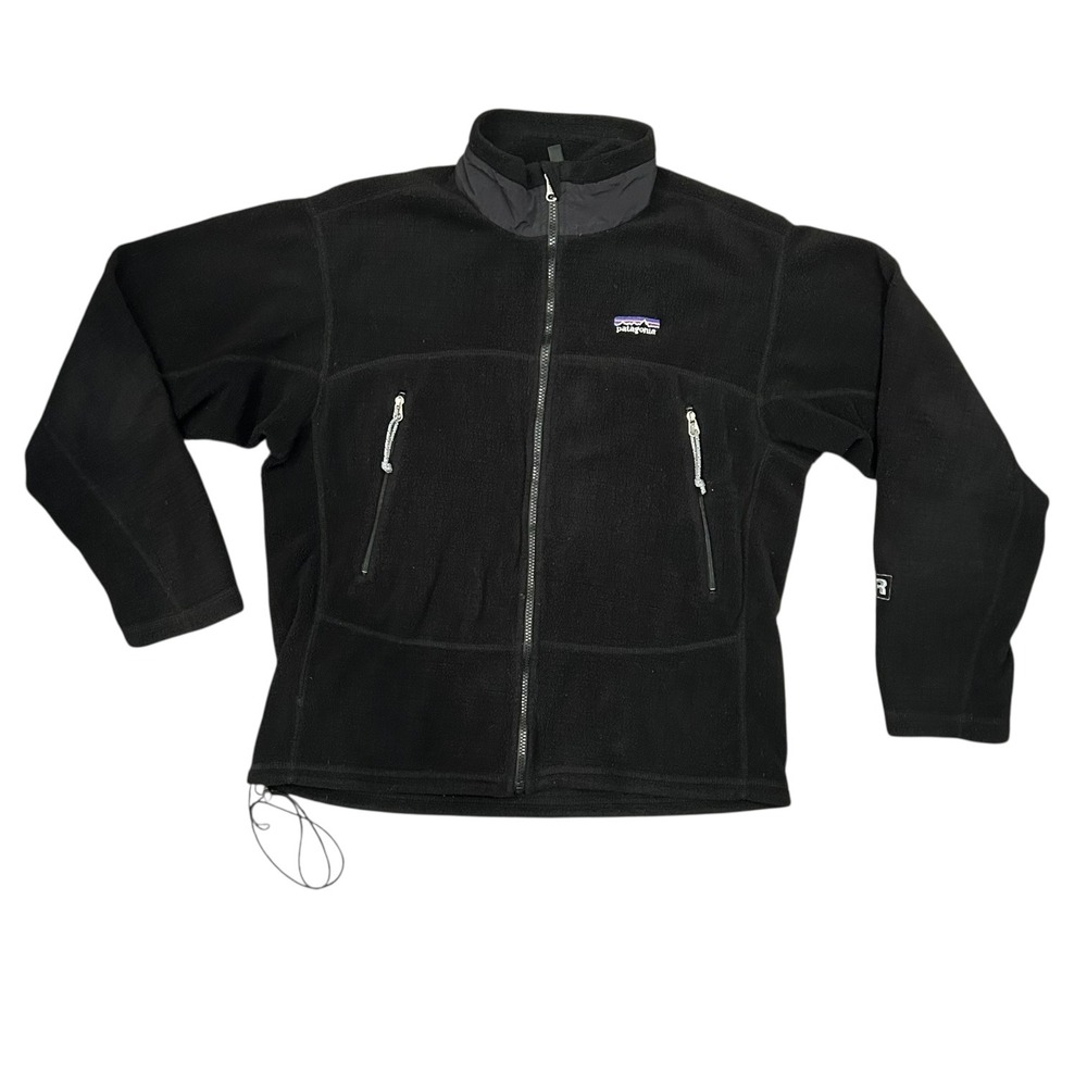 Vintage Patagonia R3 Radiant Fleece Jacket Black Large Made in‎ USA Outdoor